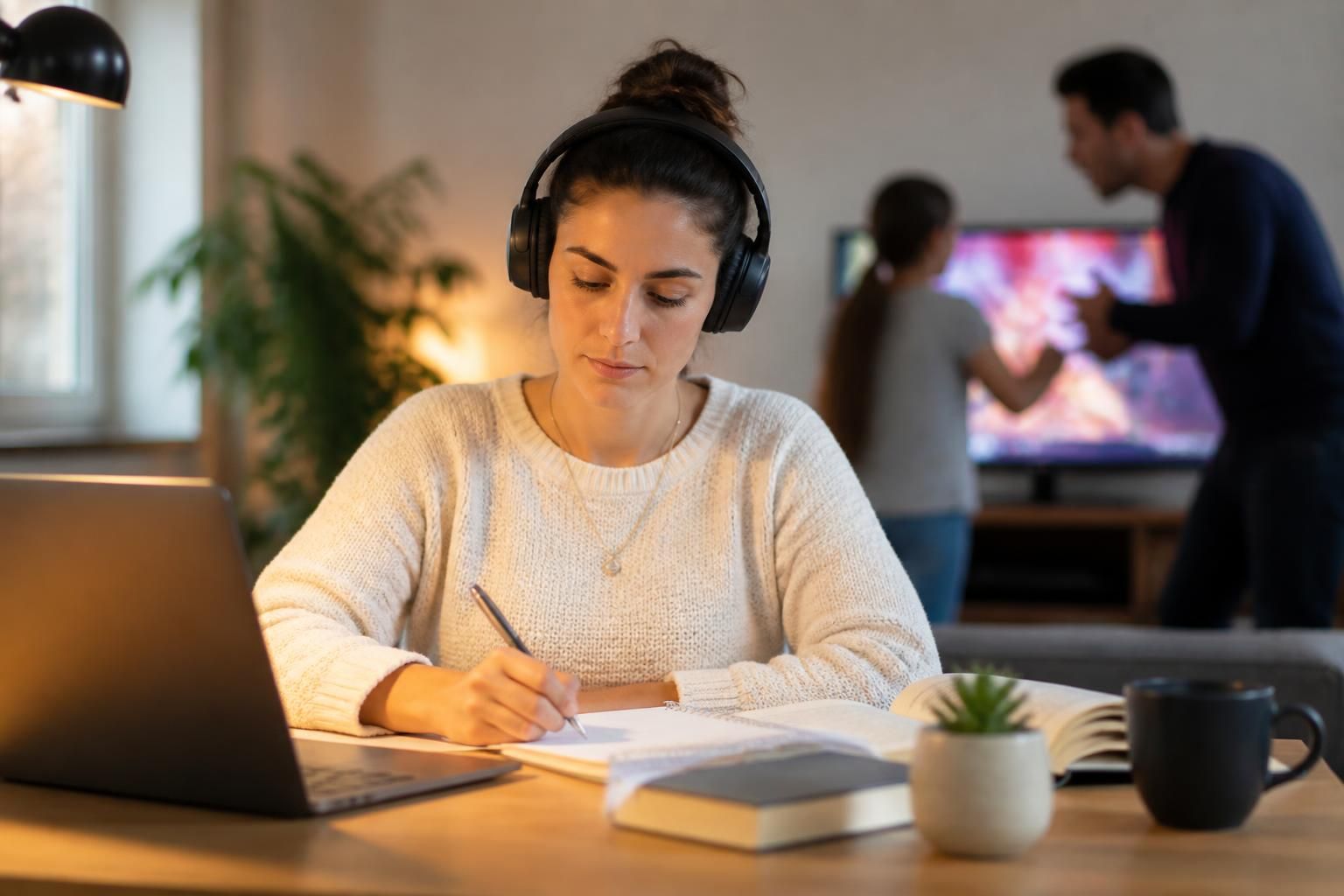 Acouphènes et concentration : astuces pour travailler et lire malgré le bruit